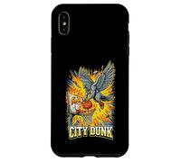 Carcasa para iPhone XS MAX City Dunk Pigeon Baloncesto Slam Funny Bird
