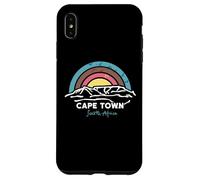 Carcasa para iPhone XS MAX Ciudad del Cabo Table Mountain Sudáfrica Retro Travel Gifts