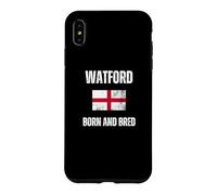 Carcasa para iPhone XS MAX Clásico Watford Born and Bred England Flag Hombres Mujeres Niños