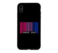 Carcasa para iPhone XS MAX Código de Barras Orgullo Orgullo Orgullo Bisexual Bandera LGBTQ Amor estético