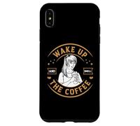 Carcasa para iPhone XS MAX Coffee Lover Wake Up and Smell The Coffee Cafeine Baristas