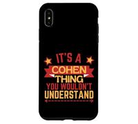 Carcasa para iPhone XS MAX Cohen Nombre Divertido Regalo para Cohen