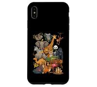 Carcasa para iPhone XS MAX Collage de Personajes Ultimate Wild Animal Kingdom