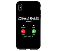 Carcasa para iPhone XS MAX Colorado Springs está Llamando y Debo IR de Viaje