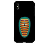 Carcasa para iPhone XS MAX Colorido Arte de batería Conga para los Amantes de la música