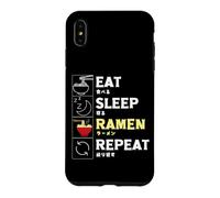 Carcasa para iPhone XS MAX Comer sueño Ramen Repeat, Fideos para niños