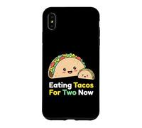 Carcasa para iPhone XS MAX Comer Tacos para Dos Ahora Mamá Embarazada Esperando Bebé