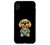 Carcasa para iPhone XS MAX Cómic Genial de Golden Retriever Dog Summer Vibes