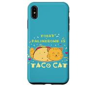 Carcasa para iPhone XS MAX Comida Mexicana Foodie Cita Divertida Hoy Palíndromo Es Taco Cat