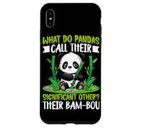 Carcasa para iPhone XS MAX ¿Cómo Llaman los Pandas a su Otro significativo? Su Bam-BOU