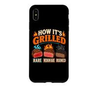 Carcasa para iPhone XS MAX Cómo se asó a la Parrilla BBQ Cookout Grill Master Humor