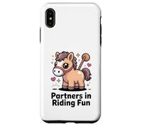 Carcasa para iPhone XS MAX Compañeros en equitación Fun Pony Horse