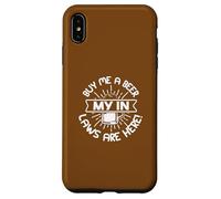Carcasa para iPhone XS MAX Cómprame una Cerveza Mis suegros están aquí Humor Familia