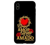 Carcasa para iPhone XS MAX con Amor Eterno te he Amado, versículo Jeremías 31:3