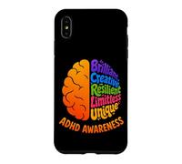 Carcasa para iPhone XS MAX Conciencia del TDAH Afirmaciones del Trastorno de hiperactividad Cerebral