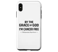 Carcasa para iPhone XS MAX Conciencia sobre el Melanoma Soy una fe Cristiana Libre de cáncer de Melanoma