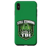 Carcasa para iPhone XS MAX Concientización sobre TBI Lesiones Cerebrales Apoyo Aún Sobreviviente de pie