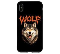 Carcasa para iPhone XS MAX Concierto Musical Wolf Heavy Metal 80s Animal Rock N Roll