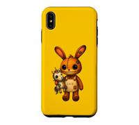 Carcasa para iPhone XS MAX Conejo Kawaii Unicornio Espeluznante Lindo Conejo de Retazos de Halloween