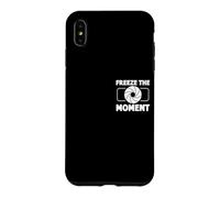 Carcasa para iPhone XS MAX Congelar el Momento Fotógrafo Cámara Minimalista