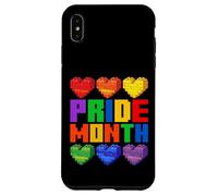 Carcasa para iPhone XS MAX Constructor de Ladrillos del Mes del Orgullo Feliz Mes del Orgullo Maestro Constructor