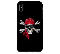 Carcasa para iPhone XS MAX Contraband - Pirate - Red Bandana - Skull & Bones Logo