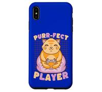 Carcasa para iPhone XS MAX Controlador Purr-FECT Player Cat Gamer Kitty