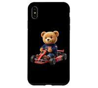 Carcasa para iPhone XS MAX Cool Amazing Teddy Bear Karting Race of Champions Graphic