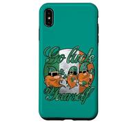 Carcasa para iPhone XS MAX Cool Green Gnomes Go Luck Yourself Shamrock St Patricks Day