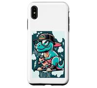 Carcasa para iPhone XS MAX Cool Skate Dino Baby Dinosaur Cartoon for Kids