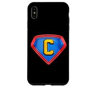 Carcasa para iPhone XS MAX Cool Super C Alphabet Cute Initial Monogram Letter C Graphic