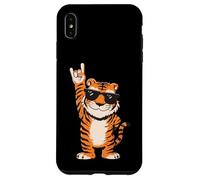 Carcasa para iPhone XS MAX Cool Tiger Rock On Funny Animal Lover Graphic Gafas de Sol