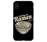 Carcasa para iPhone XS MAX Corriendo En Ramen Lover Noodle Bowl Taza De Comida Japonesa Sopa