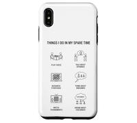 Carcasa para iPhone XS MAX Cosas Que Hago en mi Tiempo Libre - Amante del ajedrez