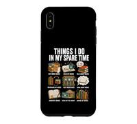 Carcasa para iPhone XS MAX Cosas Que Hago en mi Tiempo Libre para Amantes de los Libros, Divertido diseño libroso