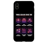 Carcasa para iPhone XS MAX Cosas Que Hago en mi Tiempo Libre Película de Terror Historia de Miedo