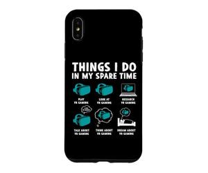 Carcasa para iPhone XS MAX Cosas Que Hago en mi Tiempo Libre Realidad Virtual VR Gaming