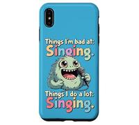 Carcasa para iPhone XS MAX Cosas Que Hago Mucho, Canto, Mal Cantante