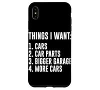 Carcasa para iPhone XS MAX Cosas Que Quiero Coches Garaje Piezas de Coche Drift Car Racer Car Guy