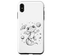 Carcasa para iPhone XS MAX Cosmic Lizard Explorer Planetas Estrellas Universo Diseño