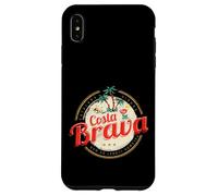 Carcasa para iPhone XS MAX Costa Brava Vintage Cataluña España Souvenir Vacaciones