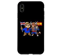 Carcasa para iPhone XS MAX Costa Rica España Raíces Bandera Costarricense Español