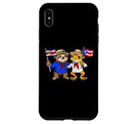 Carcasa para iPhone XS MAX Costa Rica Puerto Rico Raíces Bandera Costarricense