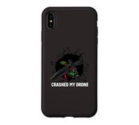 Carcasa para iPhone XS MAX Crashed My Drone FPV Pilot Quadcopter Racing