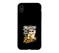 Carcasa para iPhone XS MAX Creando Mi Propia Suerte - Gato de la Fortuna