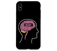 Carcasa para iPhone XS MAX Creencia Poder Cerebral Diseño de Pensamiento