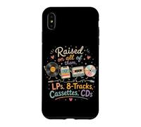 Carcasa para iPhone XS MAX Criado en Todos Ellos Vintage Retro Cassette CD Music Lover
