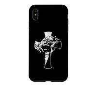 Carcasa para iPhone XS MAX Cristo Cara en Cruz Vintage Biblia Verso Religioso