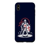 Carcasa para iPhone XS MAX Cruzada Caballero Medieval Inglaterra Inglés San Jorge Histórico