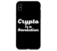 Carcasa para iPhone XS MAX Crypto Is a Revolution Cryptocurrency Is The Future of Money